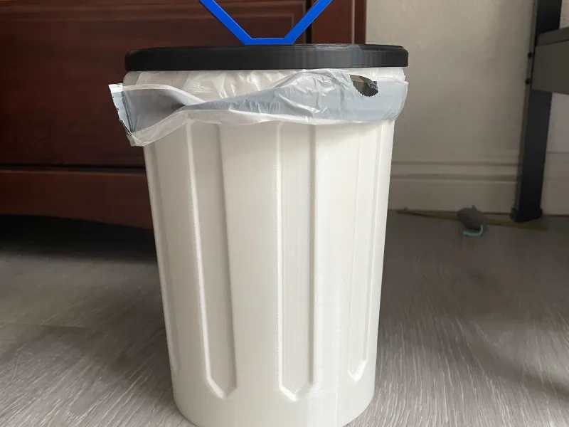 Mülleimer mit Deckel und Griff - Büro, Schlafzimmer, Werkstatt