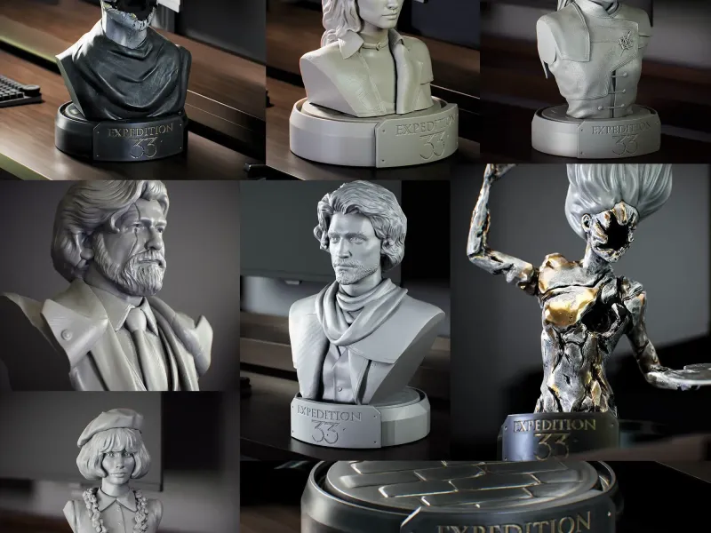 Busts Megapack Expedition 33 Clair Obscur