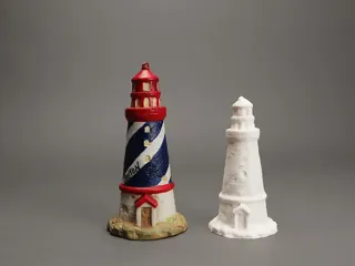 Thrift Store Lighthouse -- Digitized! 