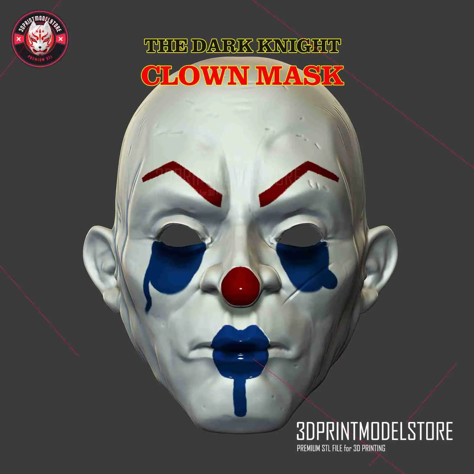 The Dark Knight Joker Maske Handlanger Clown Cosplay Halloween
