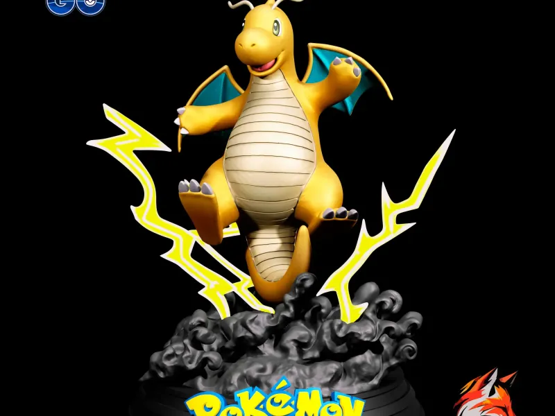 DRAGONITE - POKEMON IMPRESSÃO 3DPOKEMON RIULU LUCARIO