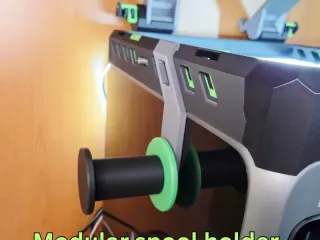 Modular spool holder for K2 D3P Riser LITE