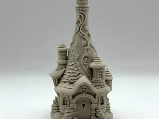 Bottle Fairy House