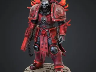 FREE Demonic grimdark trooper