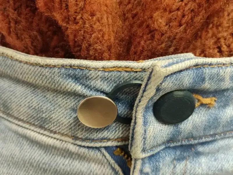 Extensor de botón todo en uno para jeans/pantalones
