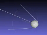 Sputnik Satellite 3D-Printable Scale Model-4
