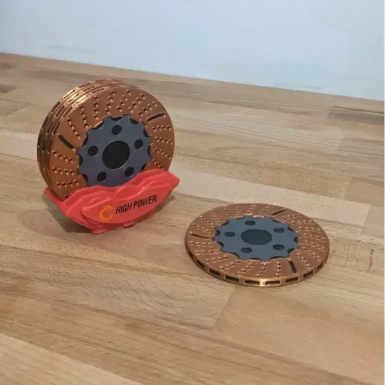 Juego de Posavasos de Discos de Freno y mordaza