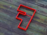 LETTER F COOKIE CUTTER-0