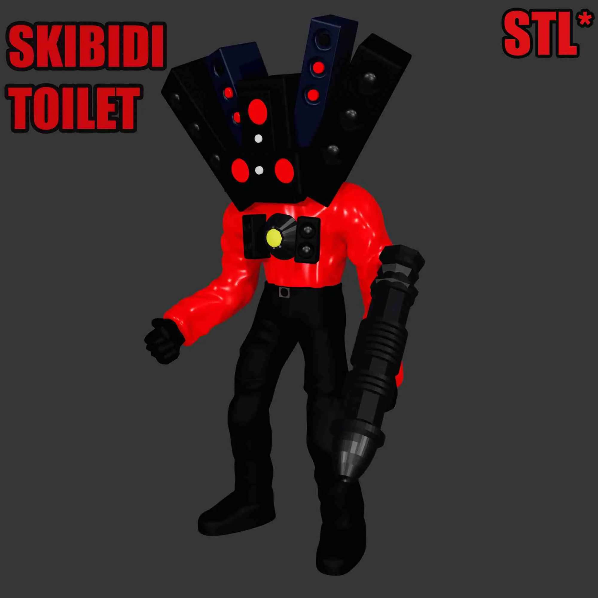 TITAN SPEAKERMAN SKIBIDI TOILET | 3D FAN ART