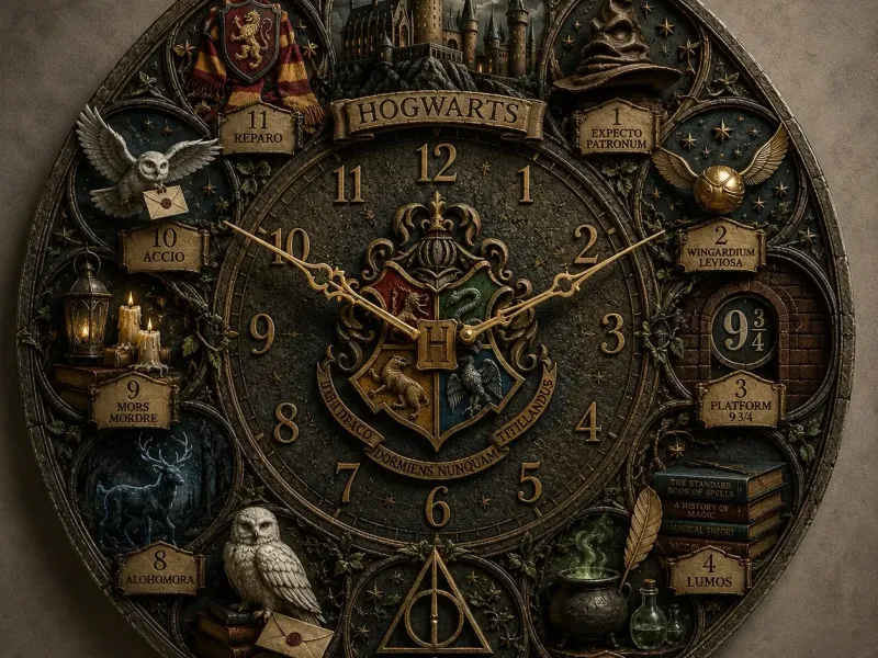 Reloj Fantasy Mágico – Inspirado en el Mundo de la Magia