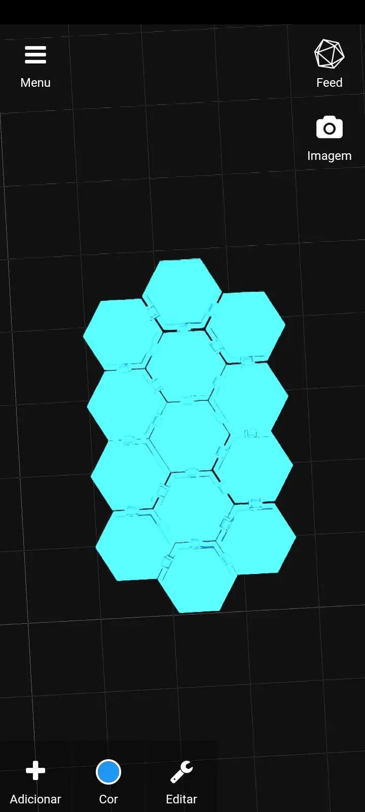 flexible hexagons / hexagonos flexíveis