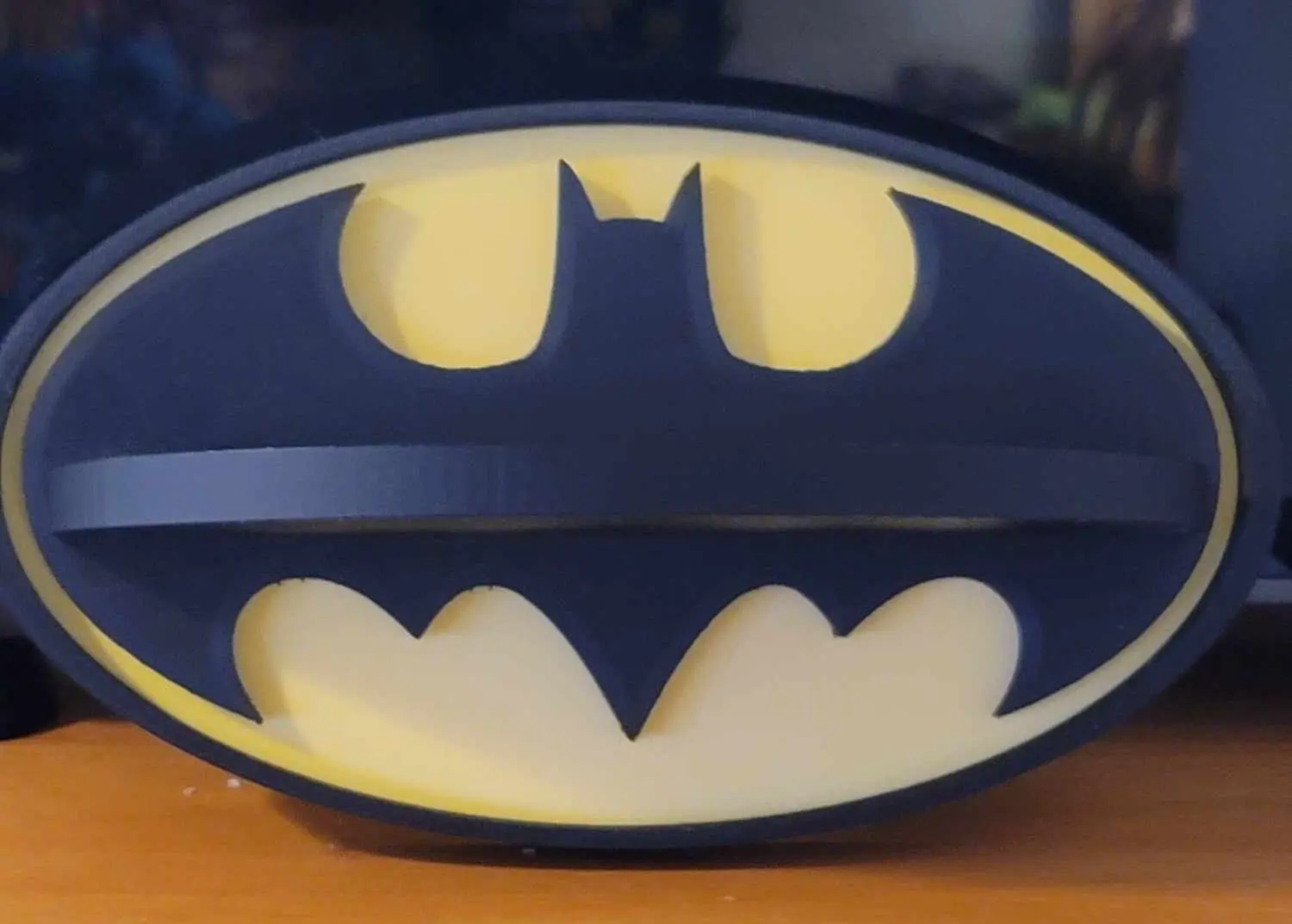 4-teiliges Batman-Logo-Regal