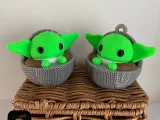 GEBREIDE GROGU / BABY YODA FIGUUR EN ORNAMENT - MEERDELIG-3