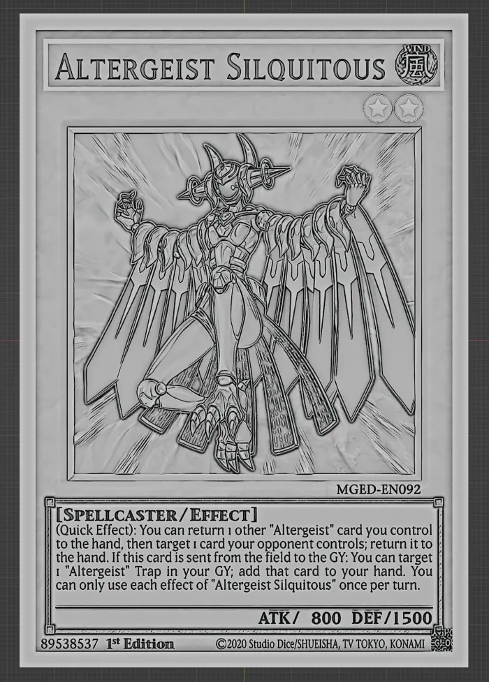 Other STL Download - ALTERGEIST SILQUITOUS - YUGIOHby Wsonuchiha3D