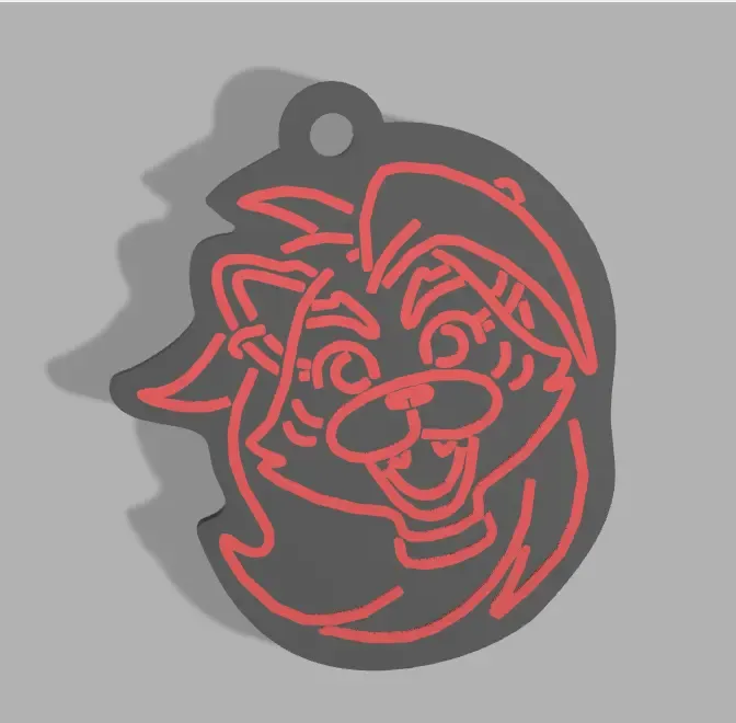 roxy key charm