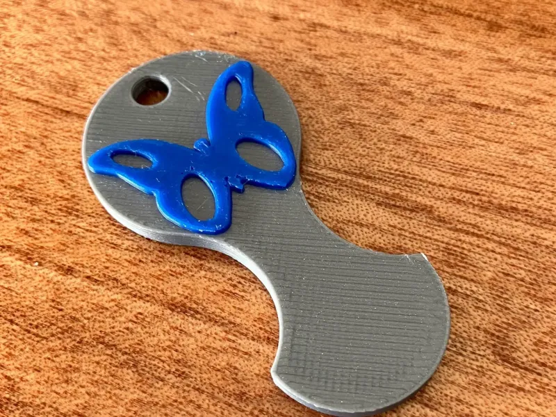 Aussie Removable Trolley Coin Token Butterfly