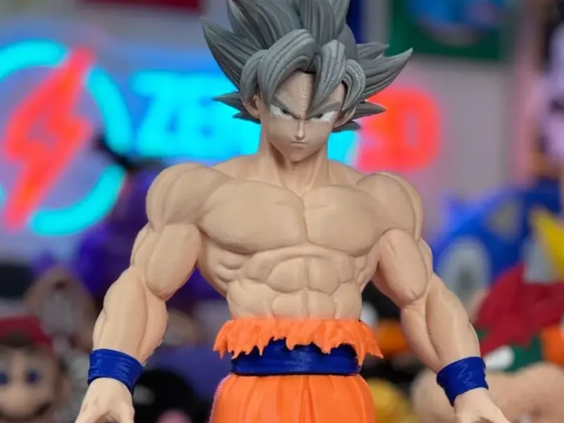Goku Ultra Instinto (MUI) - Estatua de Alto Detalle