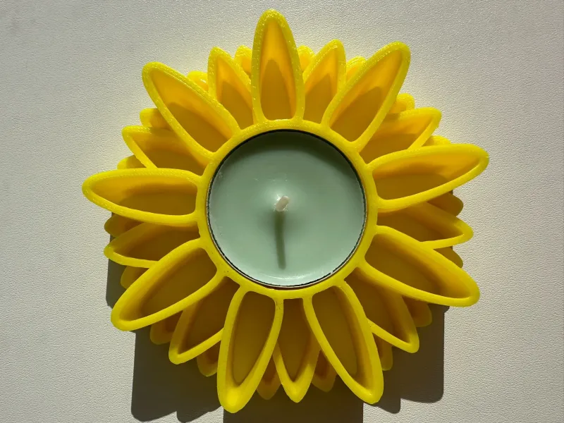 Portacandele a luce solare