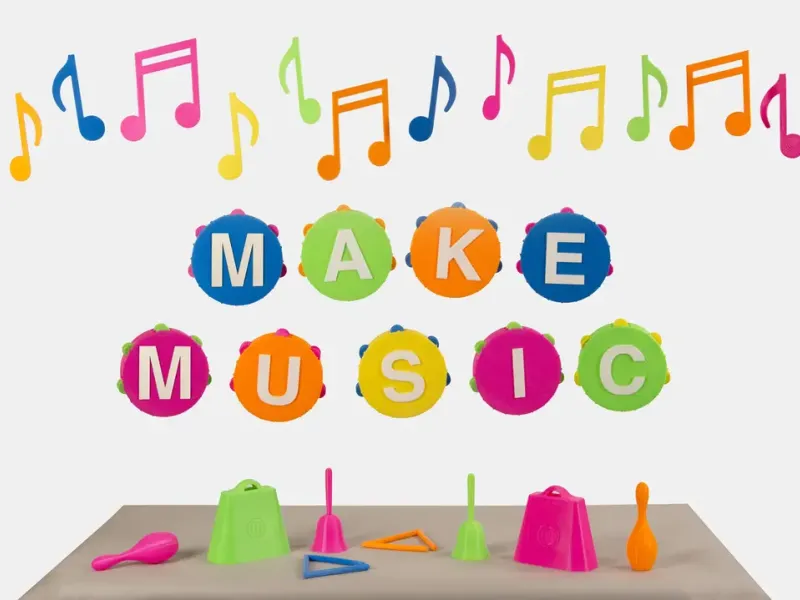 Coleção de instrumentos musicais