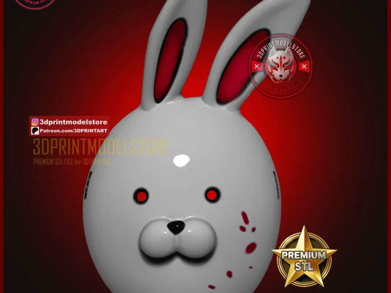 Tokyo Ghoul Touka Kirishima Rabbit Mask - Anime Cosplay