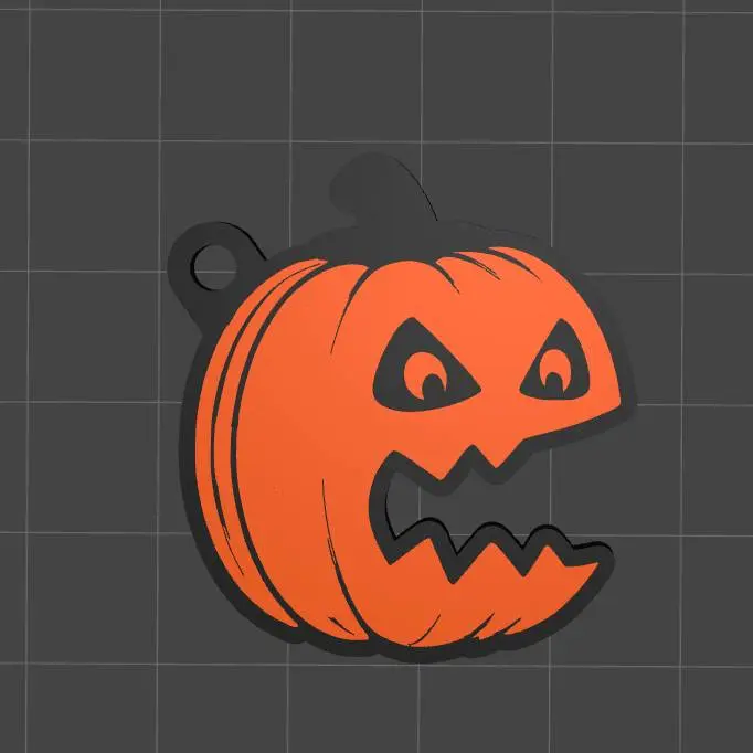 KeyChain Halloween Pumpkin