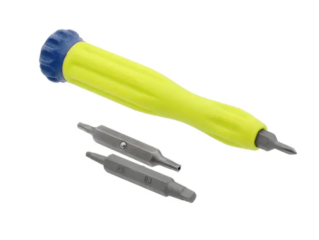 Precision Screwdriver Handle for 1/4in Hex Double Ended Bits