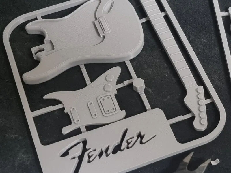 Stratocaster Electric Guitar Kit Card