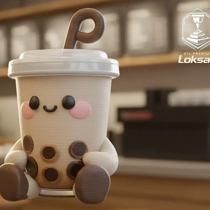 tea keychain