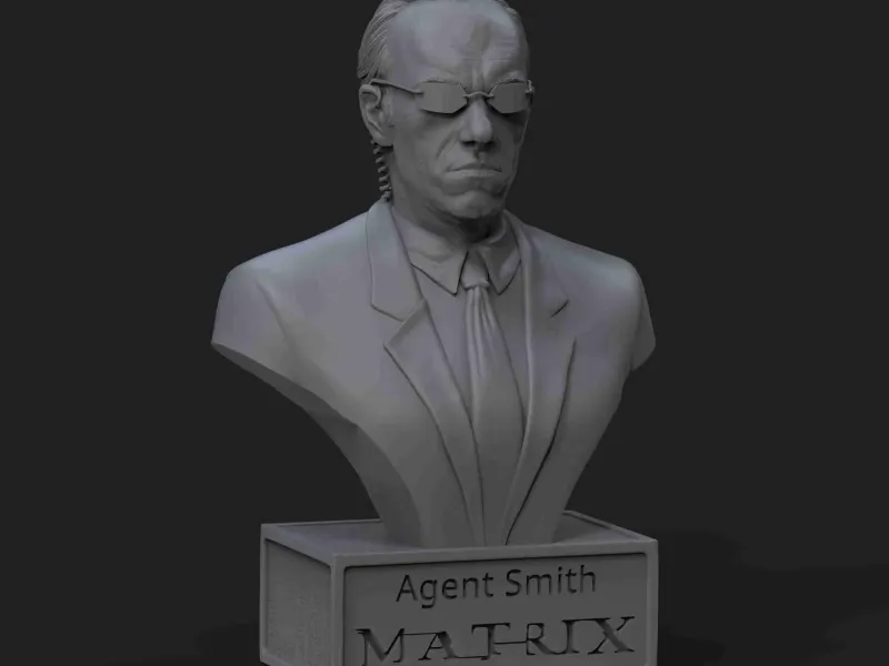 Agent Smith - Matrix (for 3d printing)