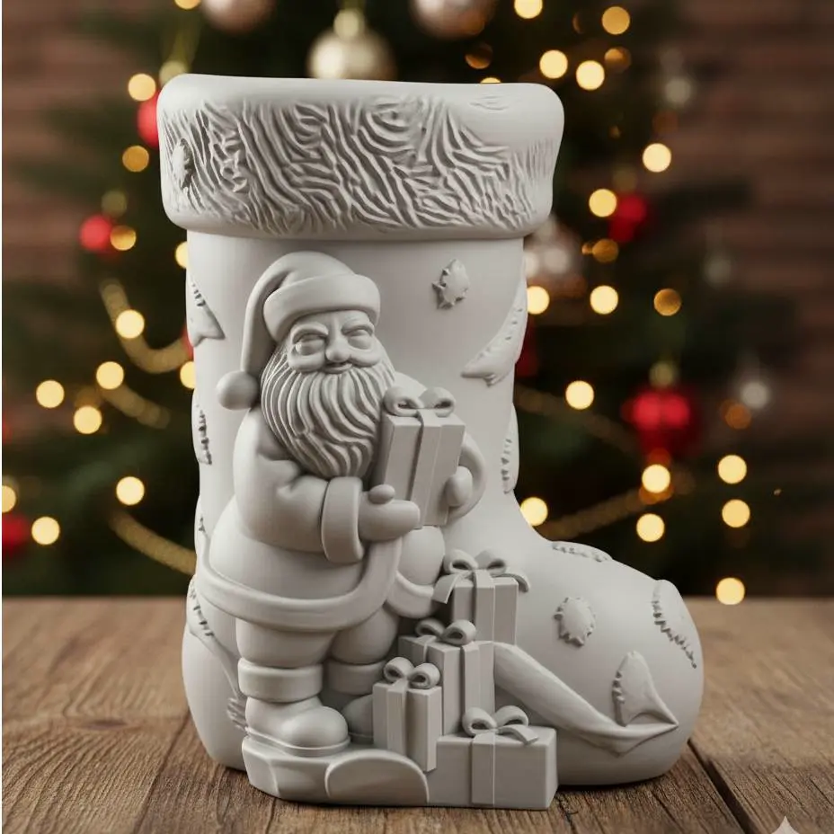Christmas stocking Santa Claus
