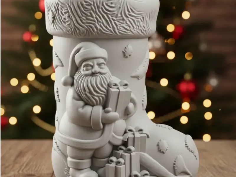Christmas stocking Santa Claus