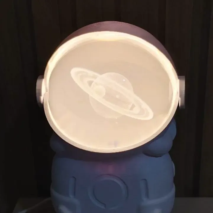 Support pour Lampe Sphérique Astronaute