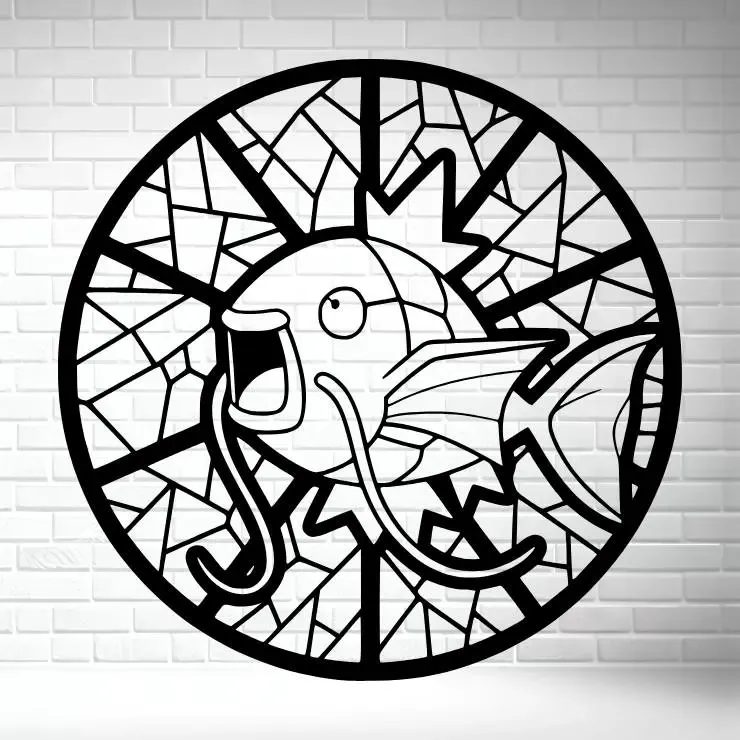 🐟✨ “Magikarp Splash Wall Art”