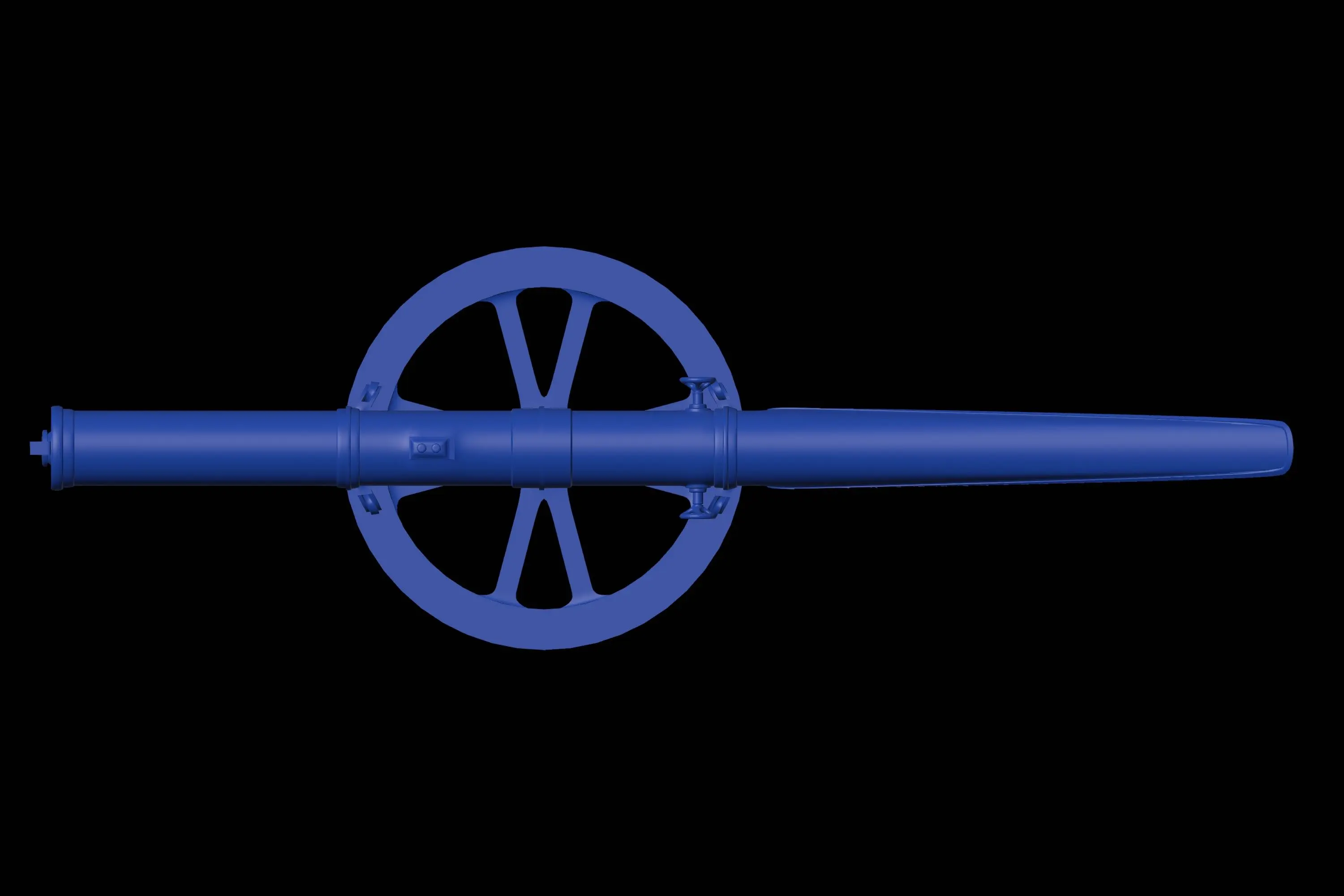French torpedo tube from the beginning of the 20th century