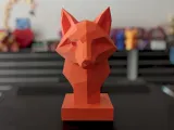 Geometric Fox Bust-1