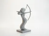 Archer Sculpture Fantasy Figurine 3D Printable-1