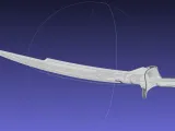 Alita Battle Angel Damaskus Sword Movie Version Assembly-4