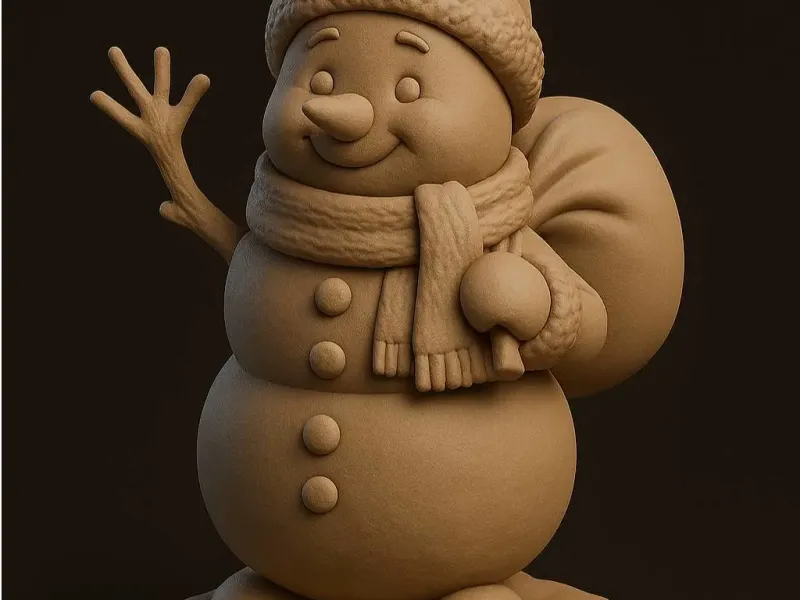 Snowman Figurine