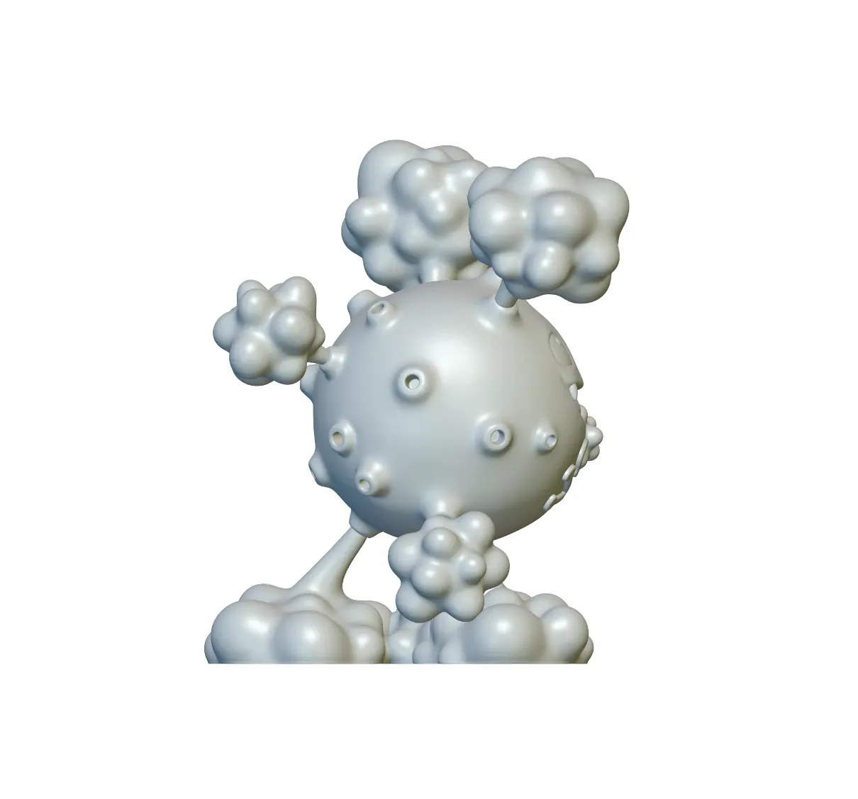 Pokemon Koffing - bereit für den 3D-Druck!