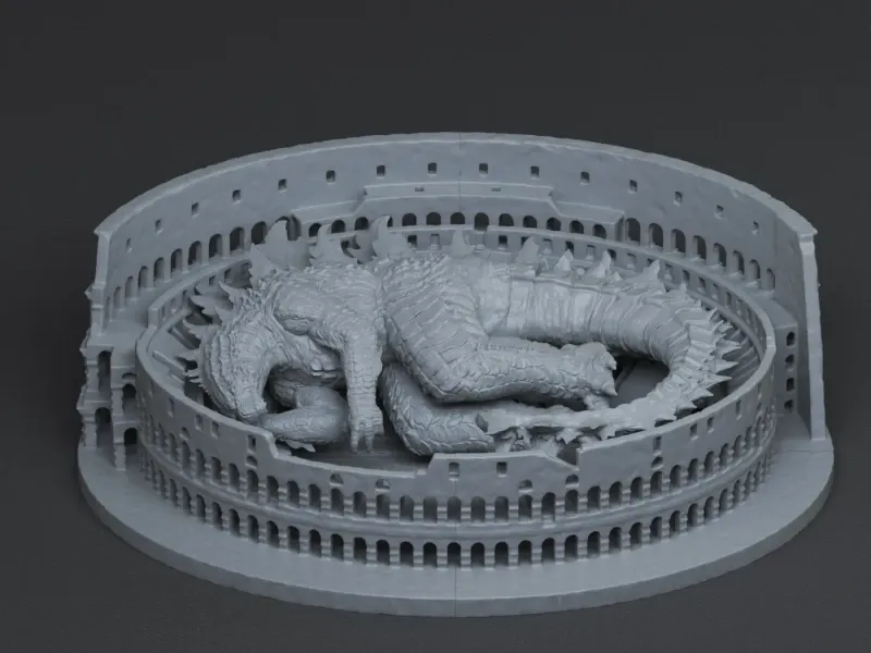 GODZILLA EVOLVED SLEEP COLISEUM - NEW EMPIRE-