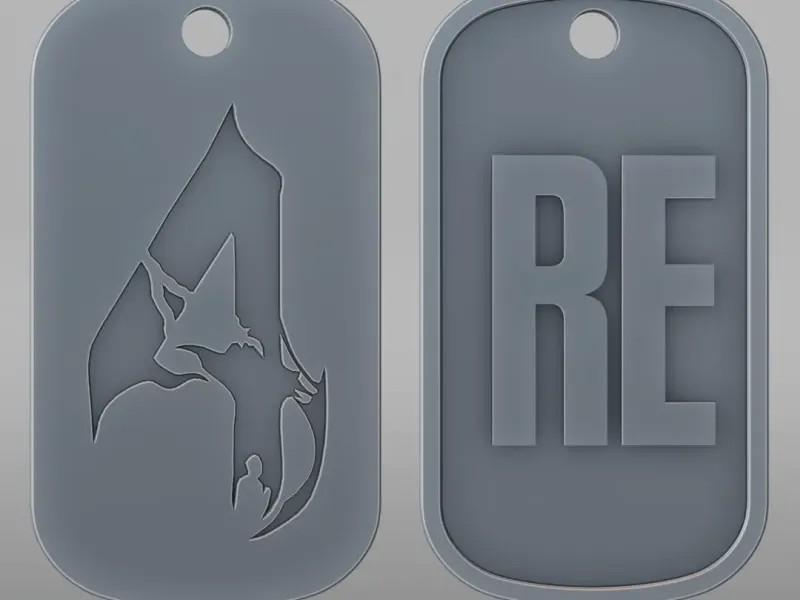 Resident Evil 4 Remake dogtag