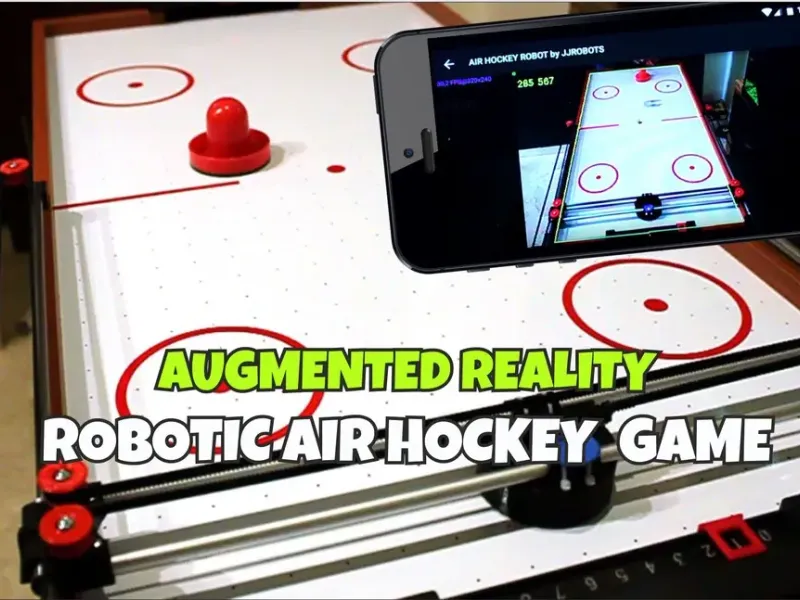 Air Hockey Robot EVO (SMARTPHONE CONTROLLED - OPEN SOURCE RO