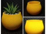 Spiral Planter (2 Sizes) – Easy Print-1