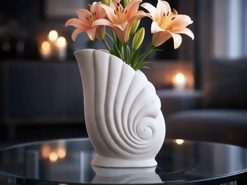 Schelpenvaas & Organizer | Nautilusschelp Decorvaas