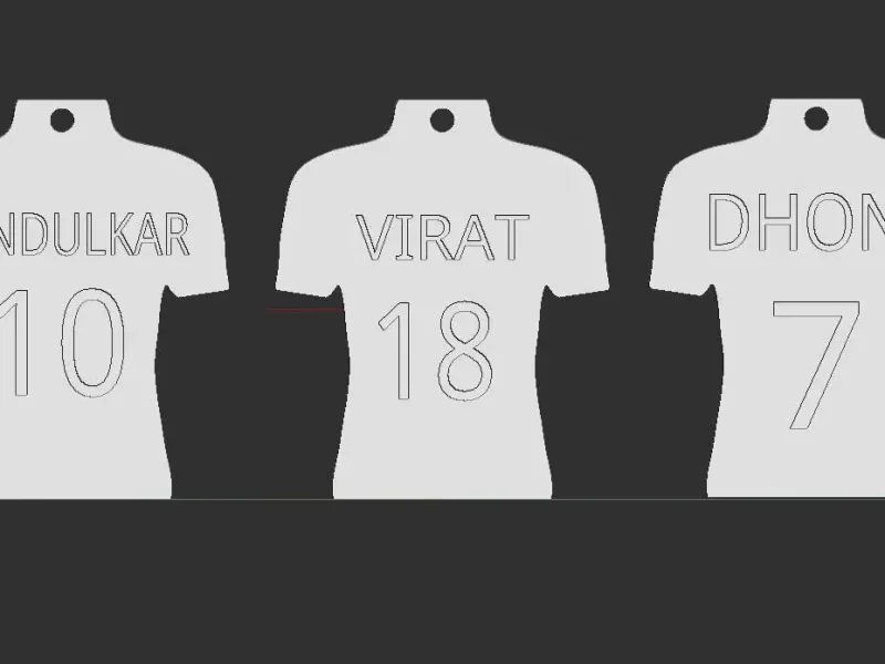 cricket Jersey keychain