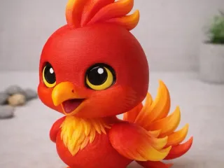 Cute Baby Phoenix Chibi