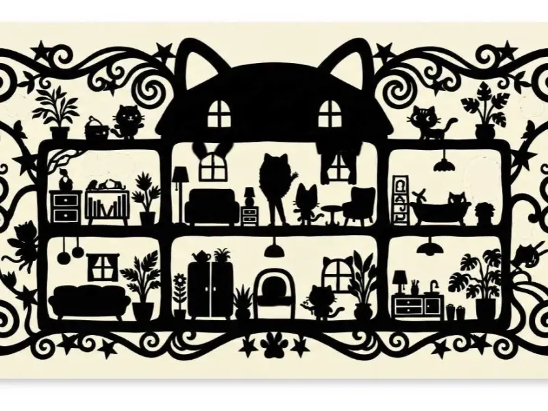 Gabbys Dollbox Wallart for your kids single color