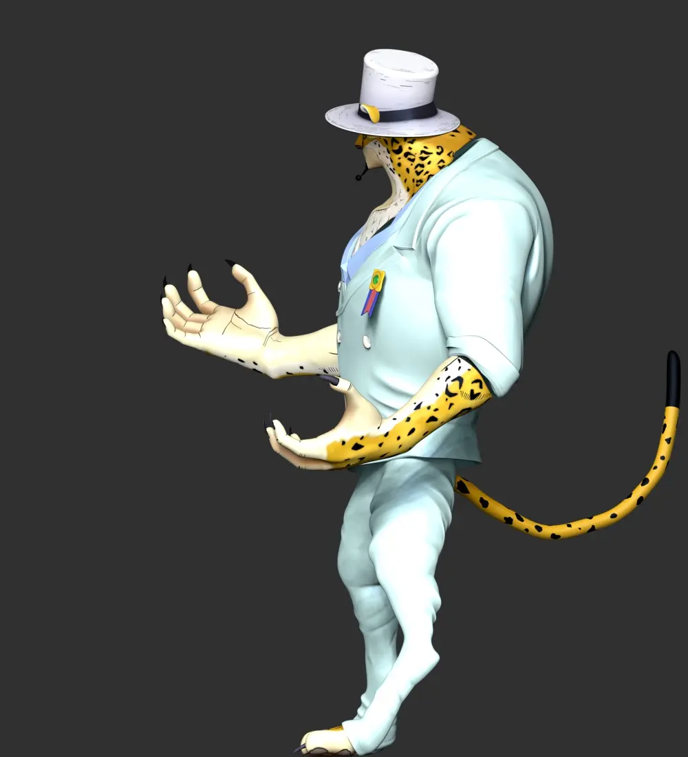 Rob Lucci beast form Leopard - One Piece