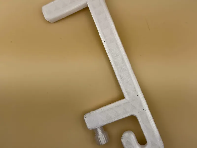 Christmas stocking hook for Brick mantle piece