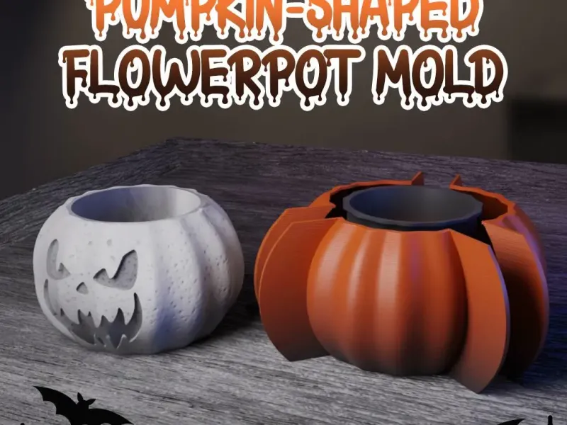 ハロウィンカボチャの型 | 植木鉢 | キャンドルホルダー